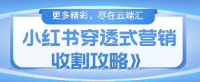 【免费】苏歆《小红书穿透式营销收割攻略》-云端汇ZAL