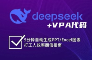 DeepSeek从入门到精通：解锁Excel和VBA高效办公新技能-云端汇ZAL